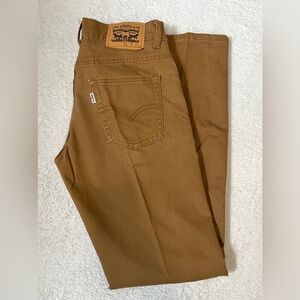 Levi’s 511 Slim Fit Boys Pants – Size 14 Reg (W27 L27) | Brown Khaki